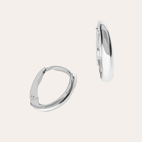 BA 38 zilveren hoops roze