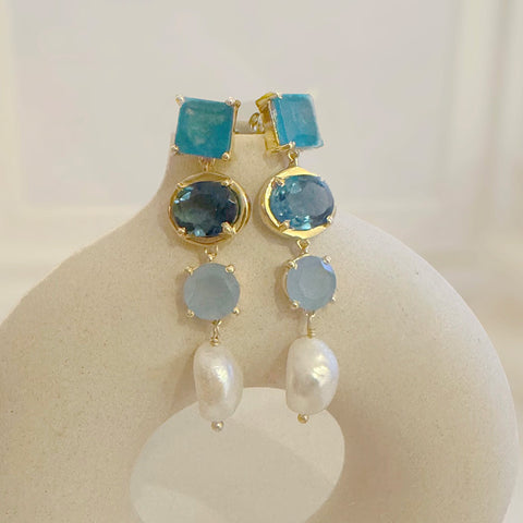 blauwe edelsteen