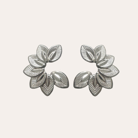 Earrings Matching leaves Refined