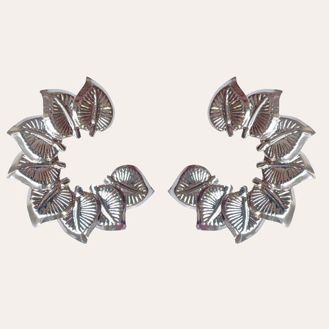 Earrings Matching leaves Refined