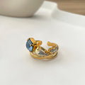 blauwe ring
