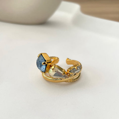 blauwe ring