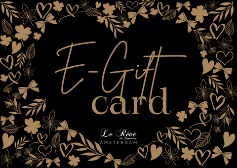 E-Gift card van Le Rêve Amsterdam (digitaal)