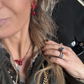 ketting 7 kristallen rood
