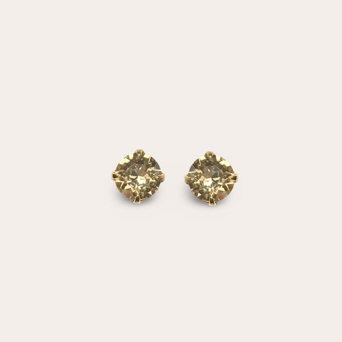 Notify me: Gouden Swarovski oorknopjes 4 mm