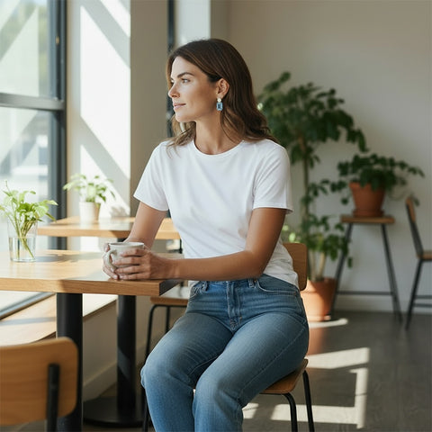 Notify me: donkerblauwe Swarovski oorstekers