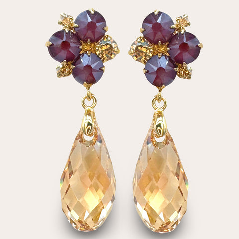 Bordeaux oorstekers met Champagne druppel