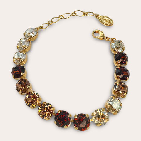 Green earrings with shiny crystals