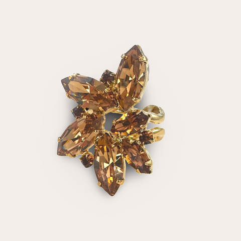 Notify me: Small earrings set with 10 crystals